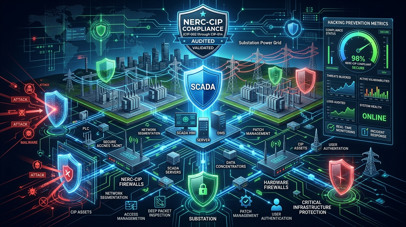 SCADA Cybersecurity & NERC-CIP Controls